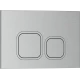 Кнопка смыва IBERICA BLANCA ESTI-Q ABS-пластик, хром матовый (IB.B083.004.002)