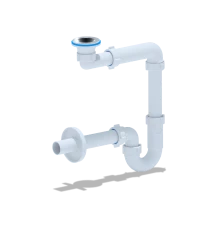 Сифон для умывальника 1 1/4 х 32  нерж. решетка 65мм, разбр. выпуск и отвод  для быт.тех., ANI PLAST