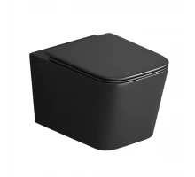 Унитаз подвесной IBERICA BLANCA TOLEDO MINI Tornado черный матовый (IB.TLM.234.2B2)