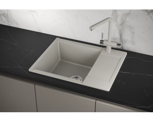 Кухонная мойка GRANULA (6202, БАЗАЛЬТ)