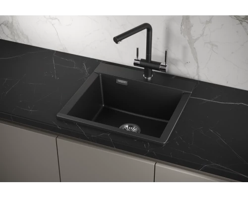 Кухонная мойка GRANULA (5201, ШВАРЦ)