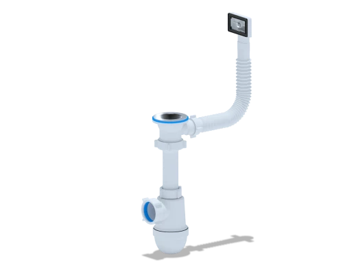 Сифон Ани 1 1/2"* 40с перел. мойки, ANI PLAST