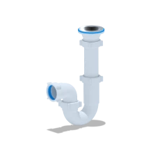 Сифон Ани 1 1/2"*40 прямоточный, ANI PLAST