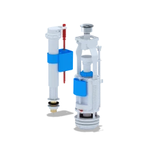 Набор с ниж. под. 1/ 2 латунь кнопка хром. двойная, ANI PLAST