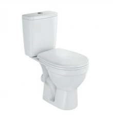РИМ Унитаз-компакт. универс. вып, 2-х реж. арм.OLI,жестк. сид. с функ. S-C, белый   ROSA