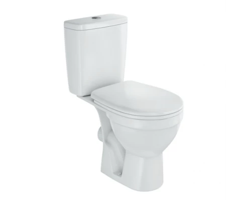 РИМ Унитаз-компакт. универс. вып, 2-х реж. арм.OLI,жестк. сид. с функ. S-C, белый   ROSA