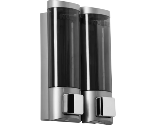 Двойной дозатор для мыла нажимной.Nofer 03032.T