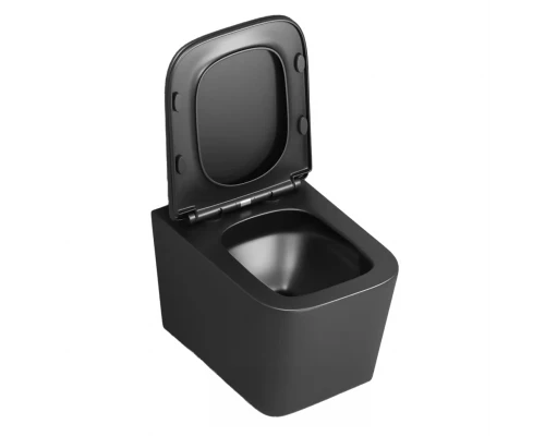 Унитаз подвесной IBERICA BLANCA TOLEDO MINI Tornado черный матовый (IB.TLM.234.2B2)