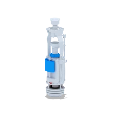 Арматура сливная с двойной белой кнопкой, ANI PLAST