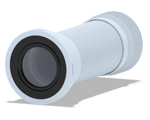 Удлинитель гибкий для унитаза с металлической спиралью D 110мм., ANI PLAST