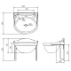 Раковина Migliore Milady 22816 D2 золото dx 32 см