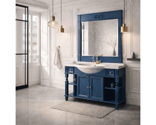 Мебель для ванной Migliore Kantri цвет Blue Patinato 121 см