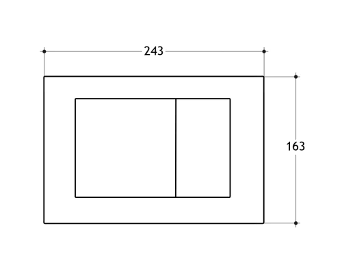 Клавиша смыва Migliore Metal Dual 20461 золото