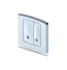 Клавиша для системы скрытойустановки унитаза матов.хром., ANI PLAST