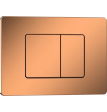 Кнопка смыва IBERICA BLANCA INOX-C нержавеющая сталь, розовое золото глянцевое (IB.B011.004.001)