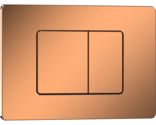 Кнопка смыва IBERICA BLANCA INOX-C нержавеющая сталь, розовое золото глянцевое (IB.B011.004.001)