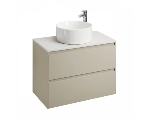 ONA Модуль для раковины 800 мм, 785x450x565 мм, с 2 ящиками, бежево-серый матовый, ROCA