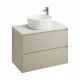 ONA Модуль для раковины 800 мм, 785x450x565 мм, с 2 ящиками, бежево-серый матовый, ROCA
