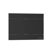 Кнопка смыва IBERICA BLANCA INOX-R нержавеющая сталь, черный матовый (IB.B015.04)