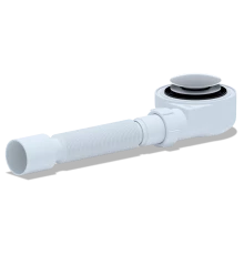 Сиф. для душ. под.1 1/2**50 h=55 mm с г/т 375 хром, клик-клак грибок , ANI PLAST