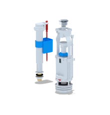 Набор с ниж. под.  1/2 латунь кнопка хром, ANI PLAST