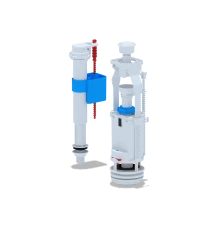 Набор с нижней подводкой 1/2пластик кнопка белая,ANIPLAST