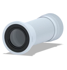 Удлинитель гибкий для унитаза с металлической спиралью D 110мм., ANI PLAST