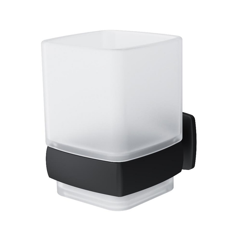 Стакан для зубных щеток Am.Pm Gem, цвет держателя черный матовый, A9034322